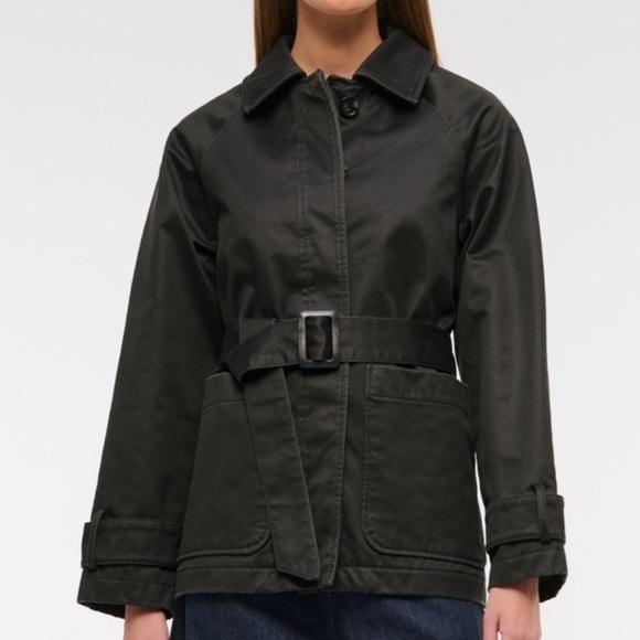 Abercrombie & Fitch Black Utility Jacket - Picture 3 of 5